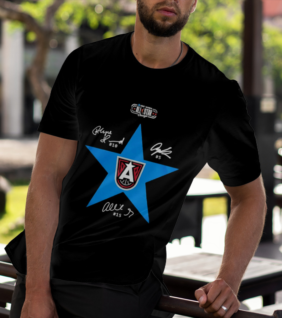 WNBA All Star Chicago Edition 2020 Signatures Star T-Shirt