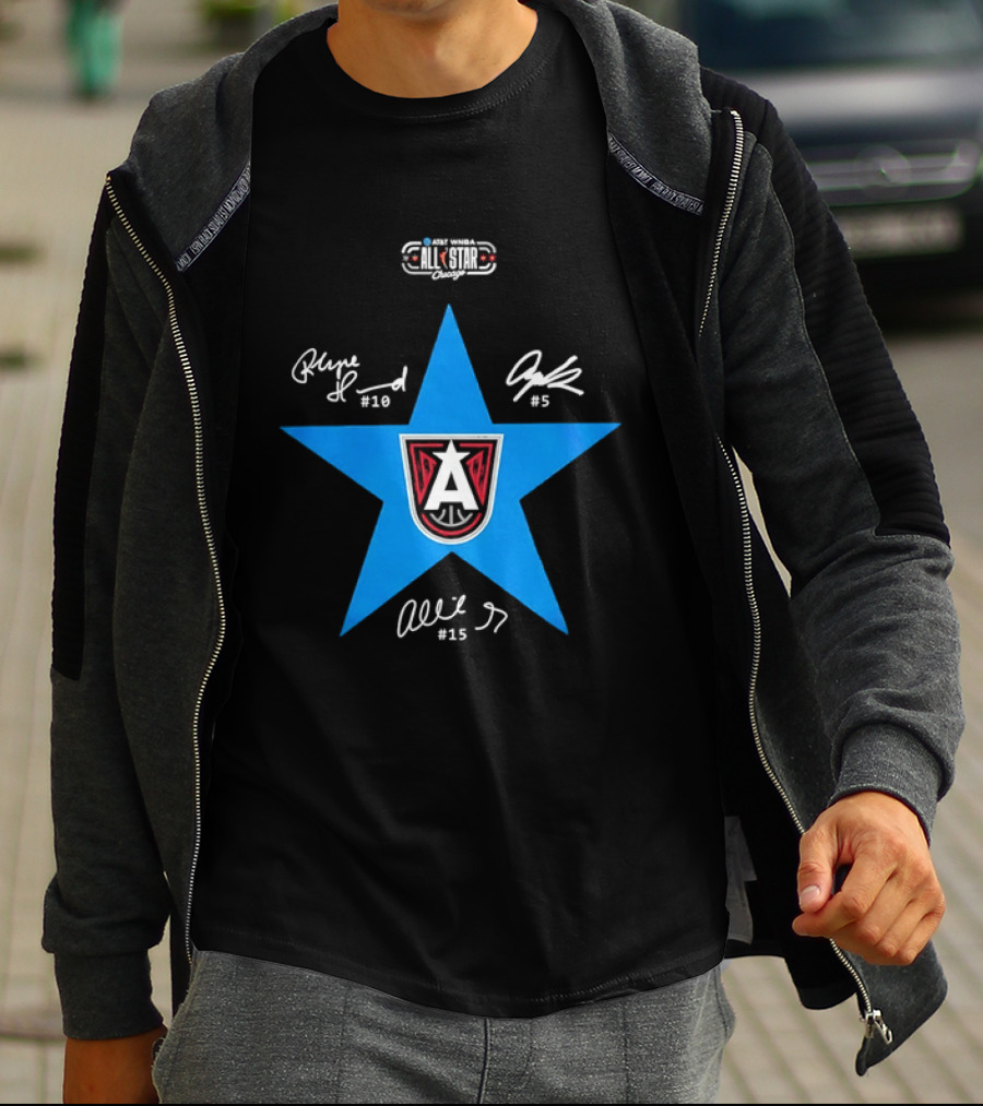 WNBA All Star Chicago Edition 2020 Signatures Star T-Shirt
