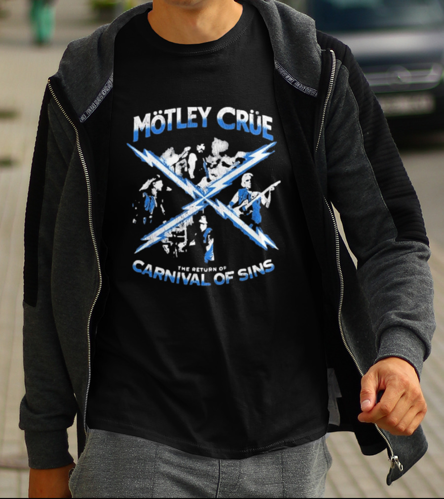 Mötley Crüe The Return Of Carnival Of Sins Tour 2026 North America T-Shirt