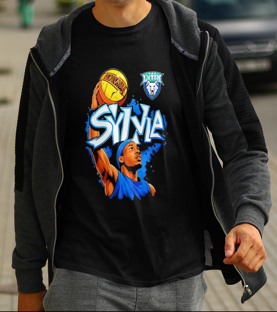 Sylvia Hownba Pro Lytin Basketball Player T-Shirt