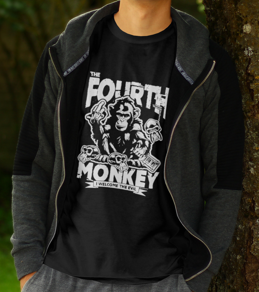 The Fourth Monkey Welcome The Evil Chimpanzee T-Shirt