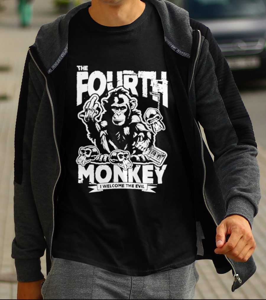 The Fourth Monkey Welcome The Evil Chimpanzee T-Shirt