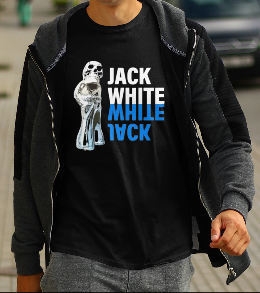 Jack White Frozen Charlatan Skull Third Man Records Store T-Shirt