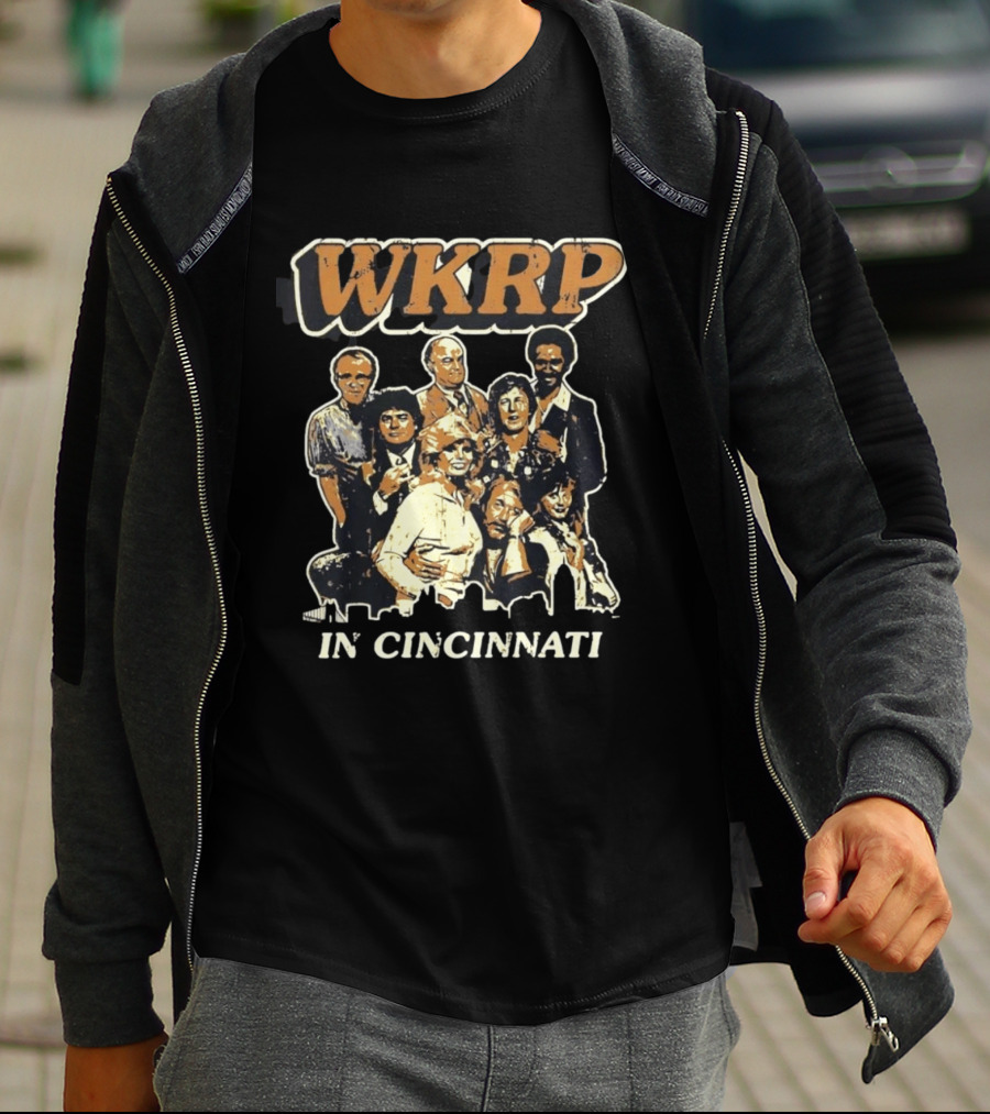 WKRP In Cincinnati Classic TV Show Cast Ensemble T-Shirt