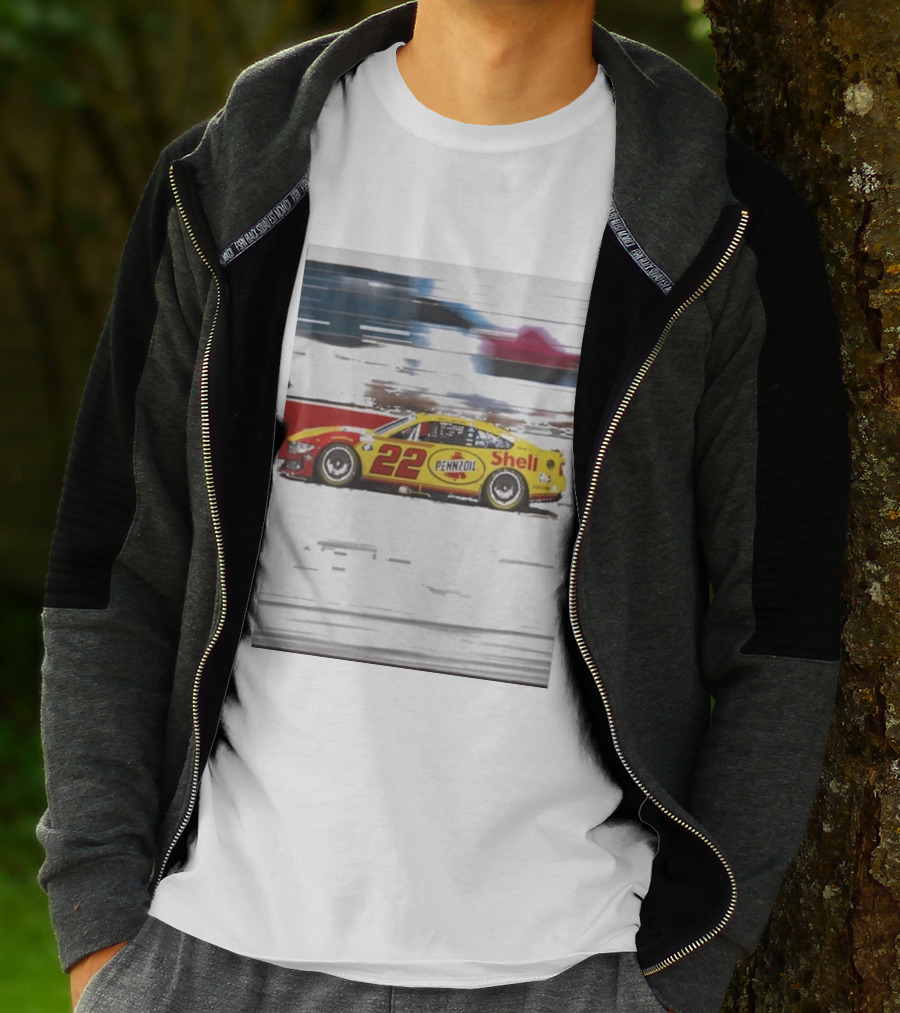 Joey Logano 2026 Victory Pennzoil Shell Car 22 NASCAR Speedway T-Shirt