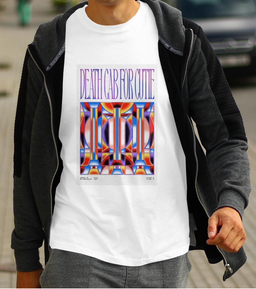 Death Cab For Cutie Toronto ON 07 19 2026 Tour Geometric T-Shirt