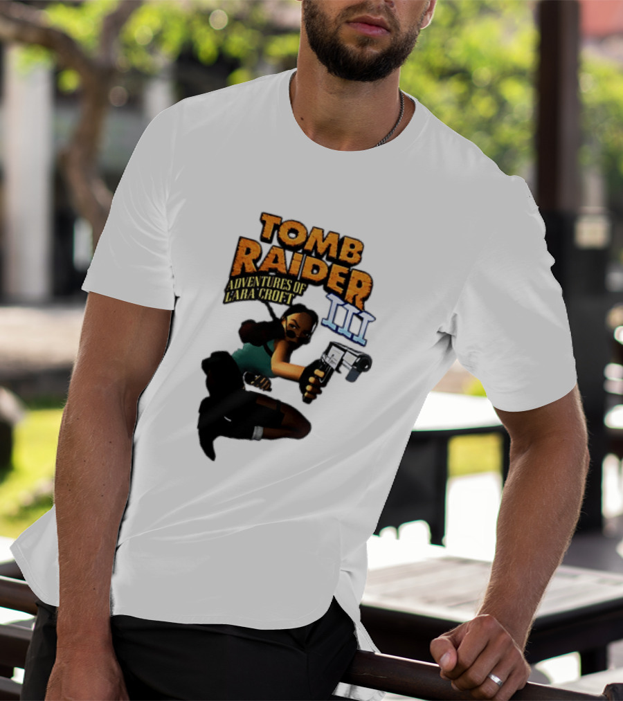 Tomb Raider Adventures Of Lara Croft III Classic Game T-Shirt