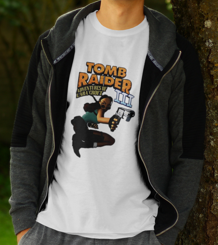 Tomb Raider Adventures Of Lara Croft III Classic Game T-Shirt