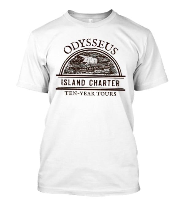 Odysseus Island Charter Ten Year Tours Travel Adventure T-Shirt