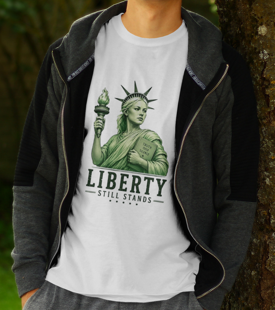 Sophie Cunningham Liberty Truth Over Silence Statue Still Stands T-Shirt