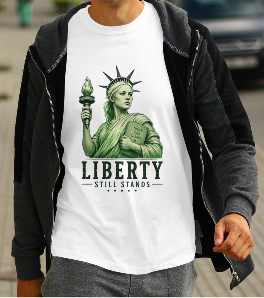 Sophie Cunningham Liberty Truth Over Silence Statue Still Stands T-Shirt