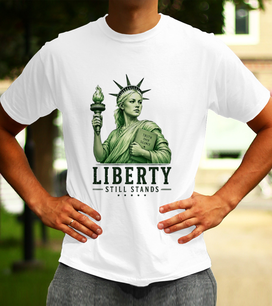Sophie Cunningham Liberty Truth Over Silence Statue Still Stands T-Shirt
