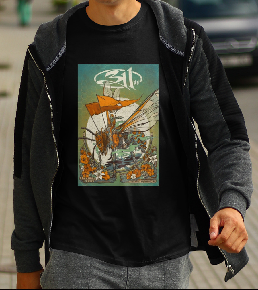 311 Concert Holmdel NJ July 23 2026 Insect T-Shirt