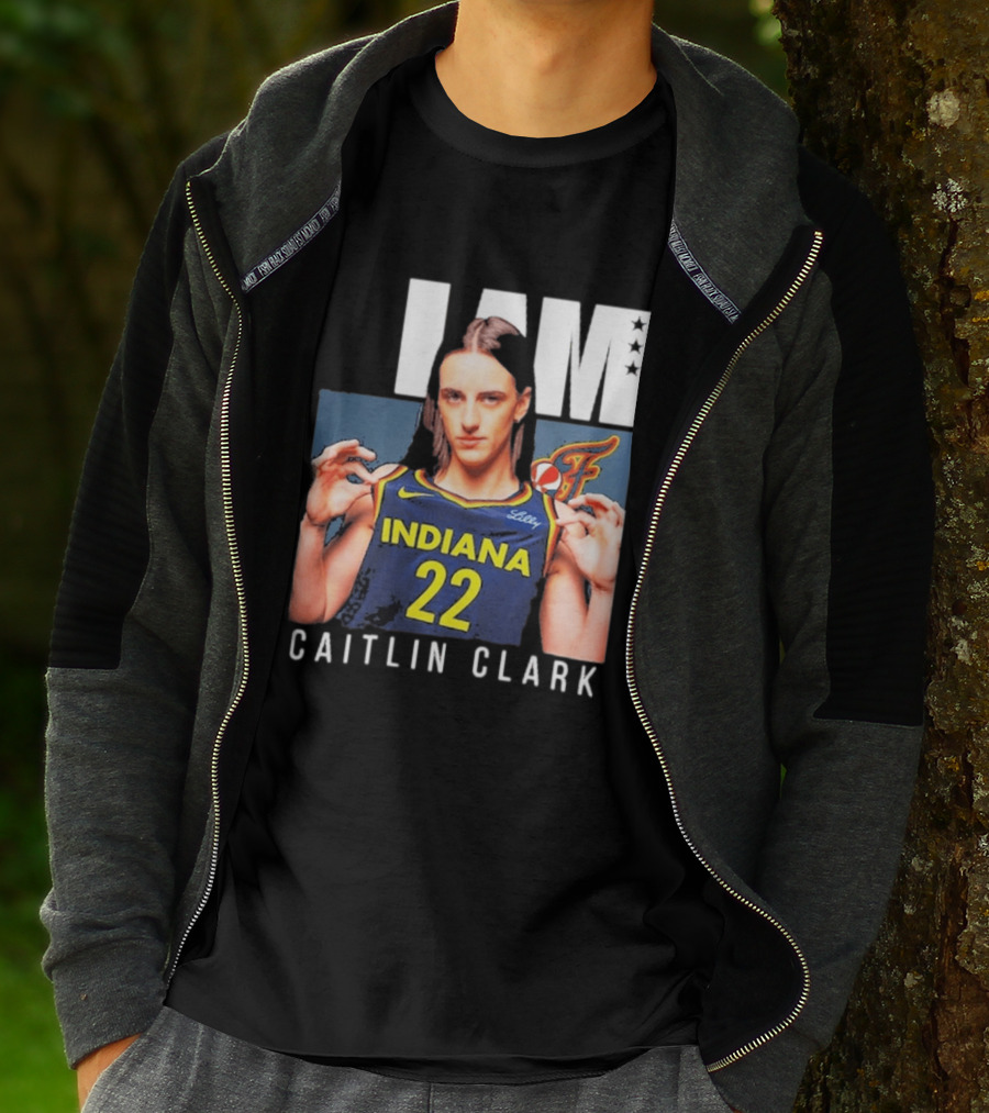 Caitlin Clark Indiana Fever Basketball SLAM Magazine I AM T-Shirt