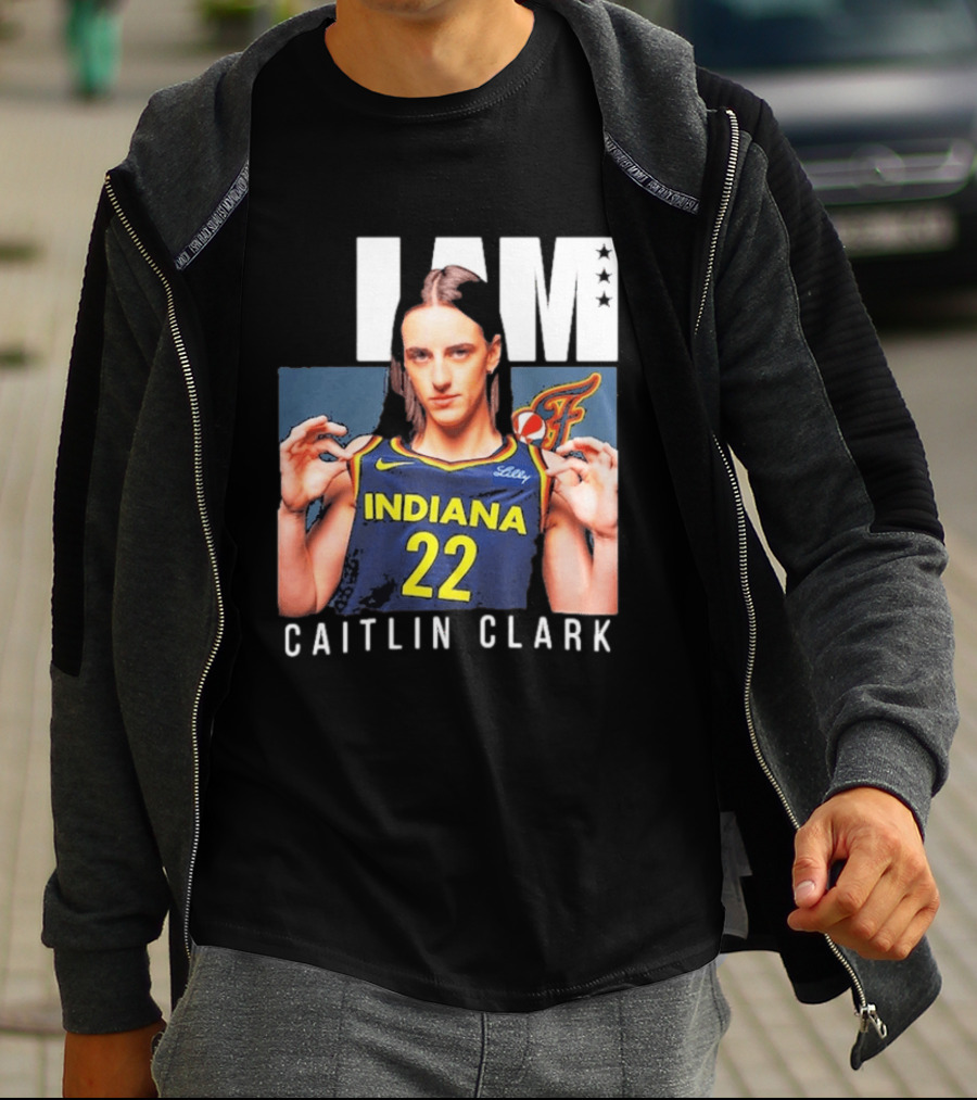 Caitlin Clark Indiana Fever Basketball SLAM Magazine I AM T-Shirt