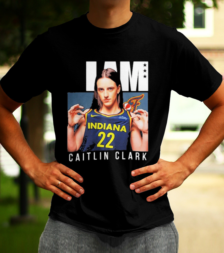 Caitlin Clark Indiana Fever Basketball SLAM Magazine I AM T-Shirt