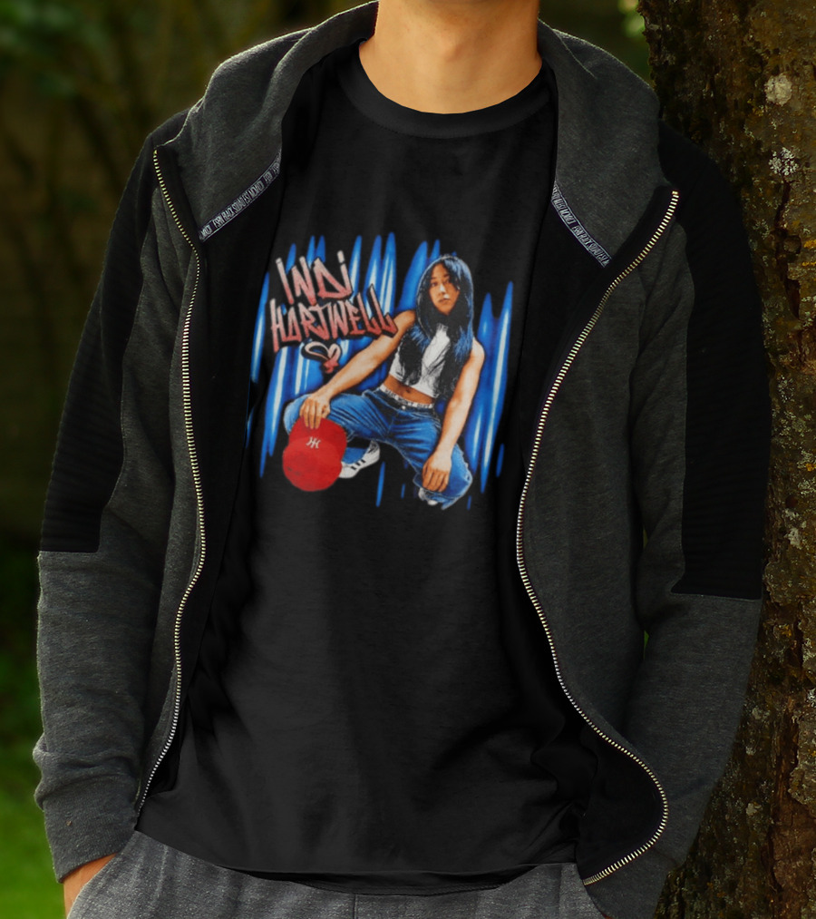 Indi Hartwell WWE NXT Graffiti Style Red Cap Blue Jeans T-Shirt