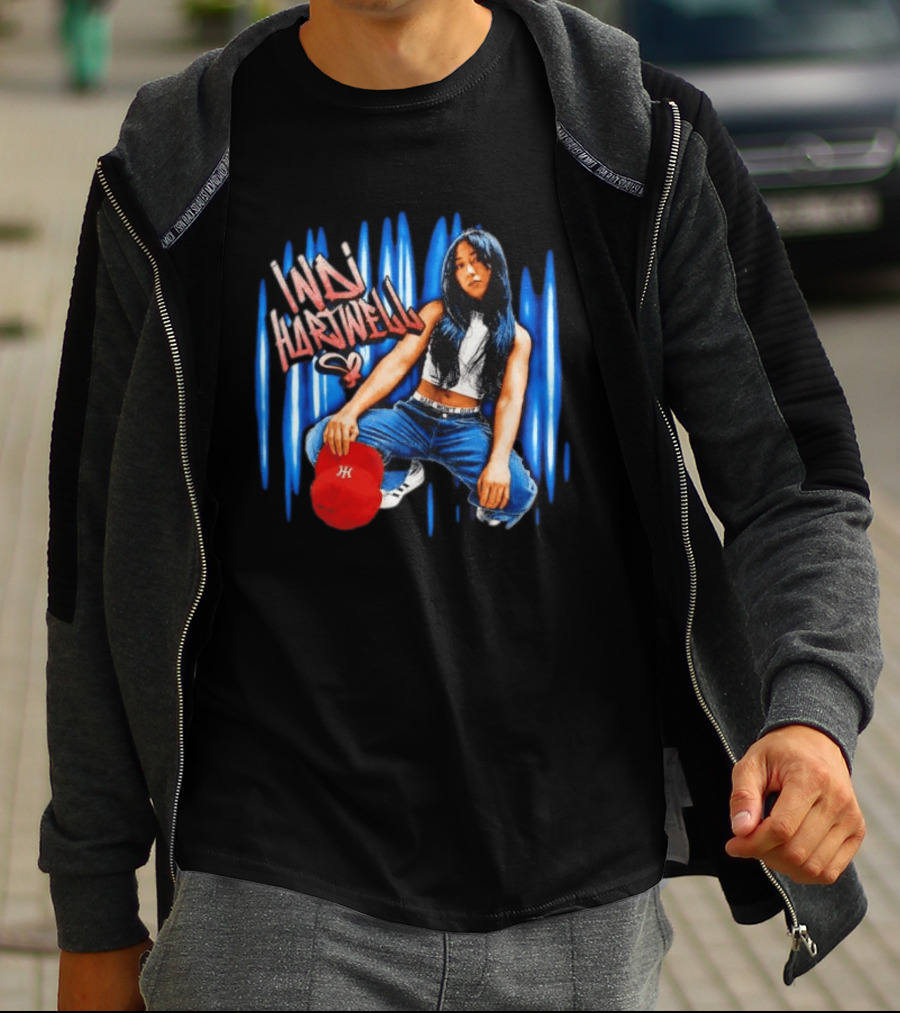 Indi Hartwell WWE NXT Graffiti Style Red Cap Blue Jeans T-Shirt
