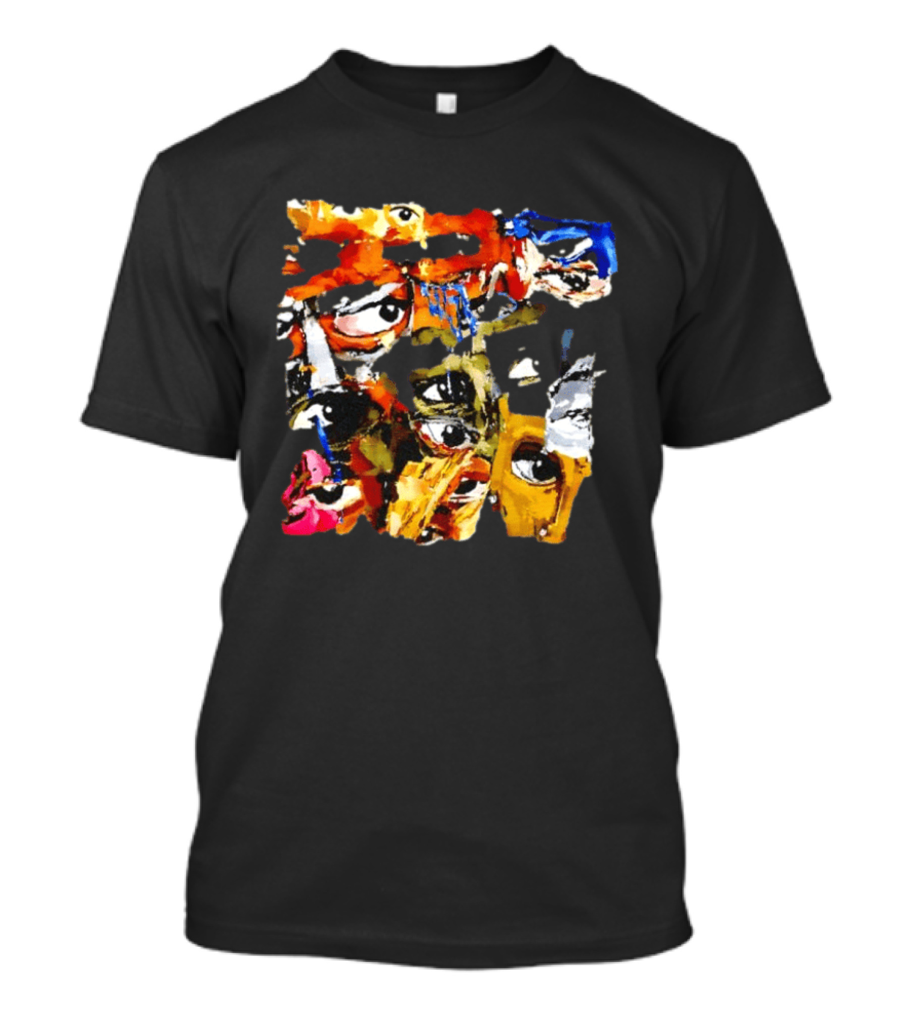 J Cole 4 Your Eyez Only Album Cover Collage Eyes Music T-Shirt