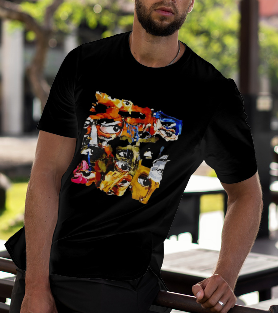J Cole 4 Your Eyez Only Album Cover Collage Eyes Music T-Shirt