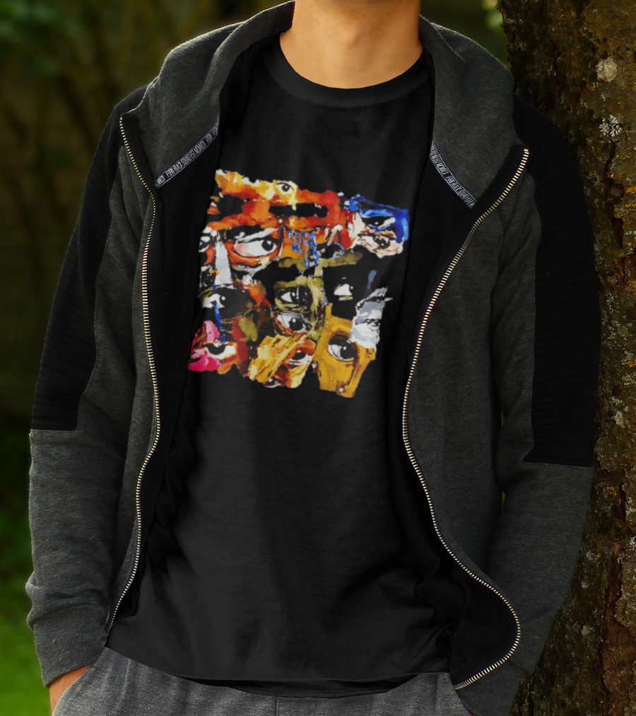 J Cole 4 Your Eyez Only Album Cover Collage Eyes Music T-Shirt