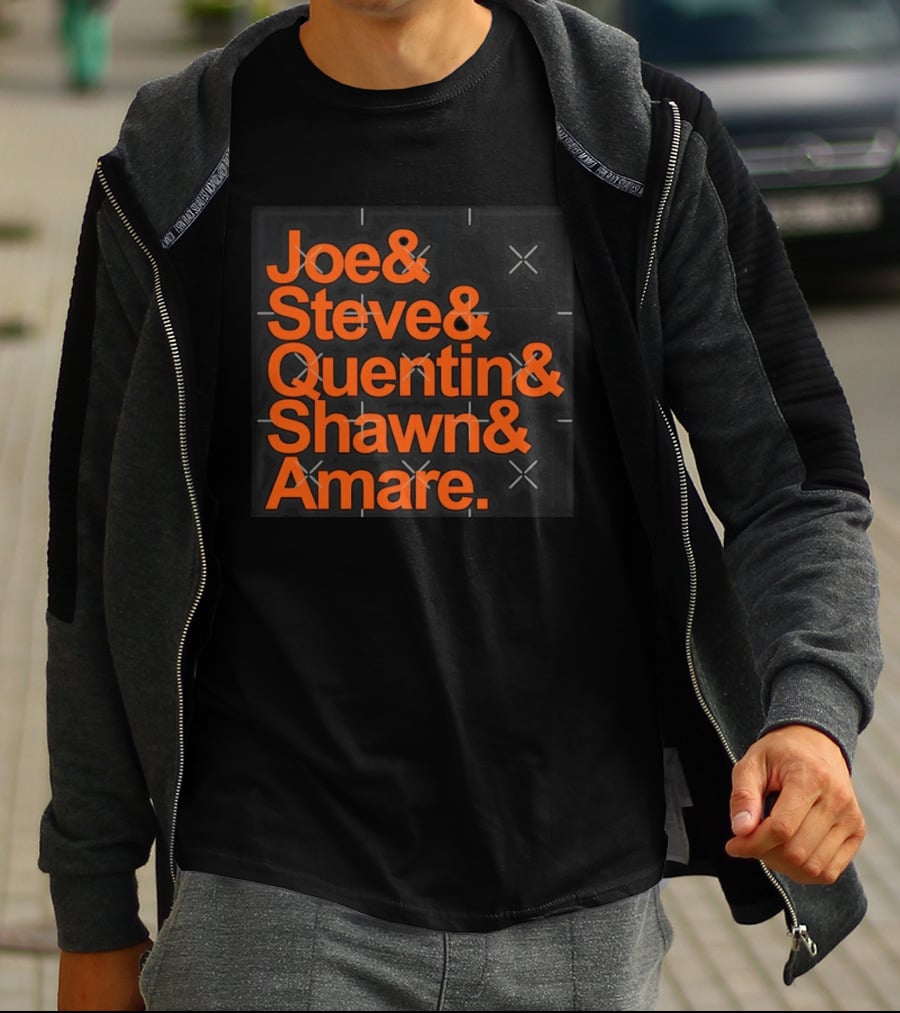 Joe Steve Quentin Shawn Amare Names List T-Shirt