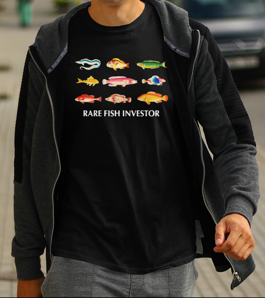 Rare Fish Investor Colorful Aquatic Collection T-Shirt