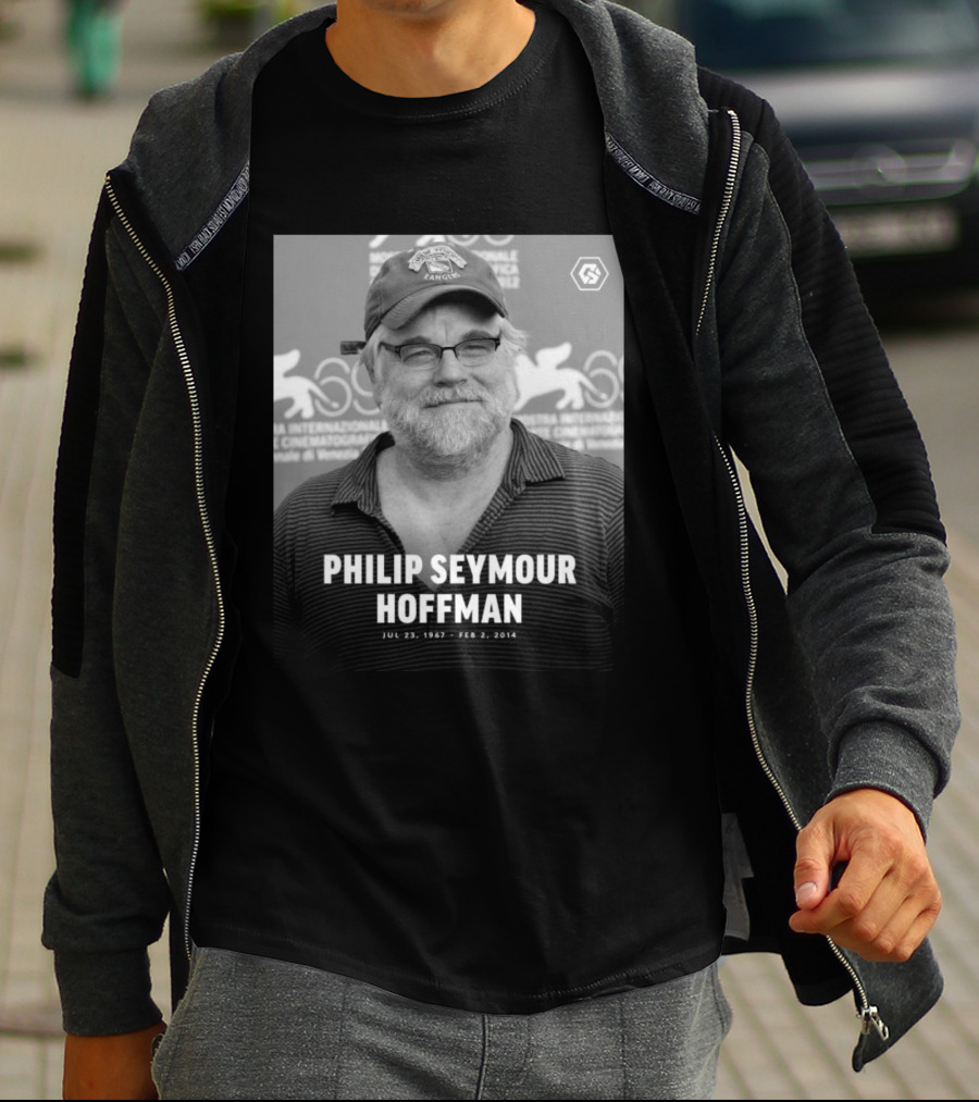 Philip Seymour Hoffman Venice Film Festival Memorial Jul 23 1967 Feb 2 2014 T-Shirt