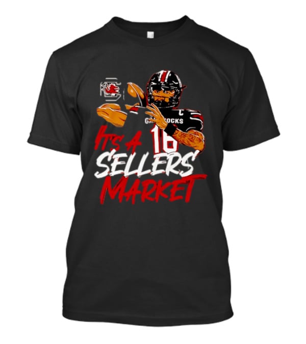 LaNorris Sellers South Carolina Gamecocks Football It's A Sellers Market 18 T-Shirt