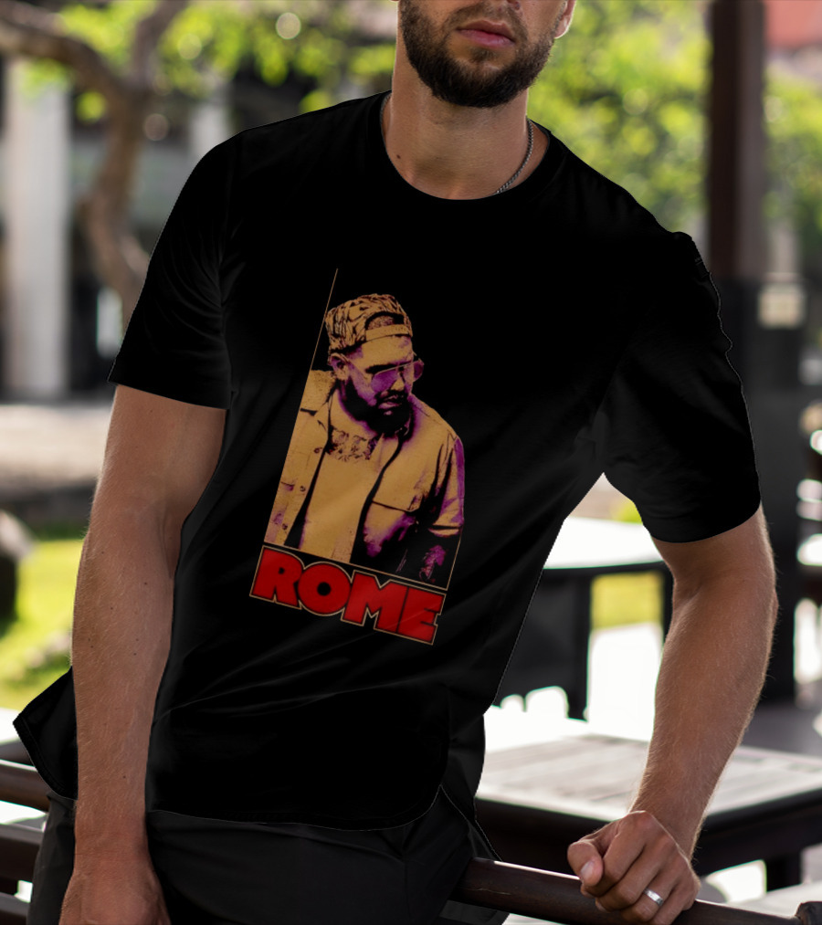 ROME Cap Glasses Style Vintage Vibe T-Shirt