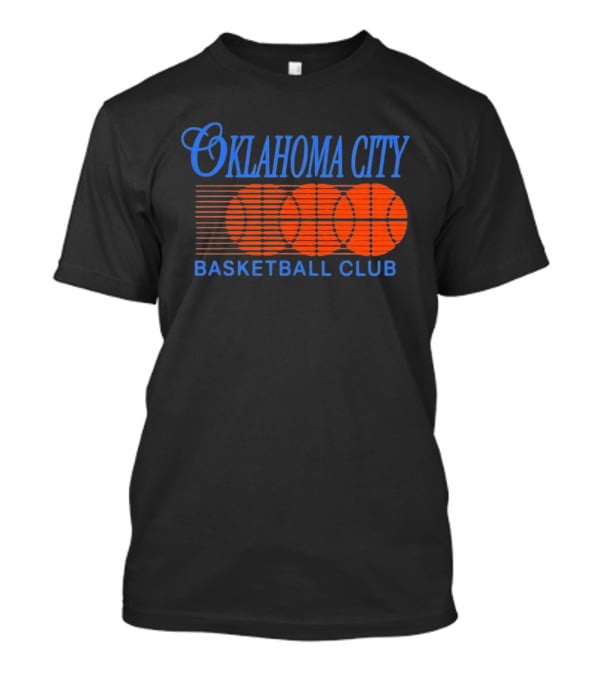 Oklahoma City Basketball Club Orange Motion Merchandise T-Shirt
