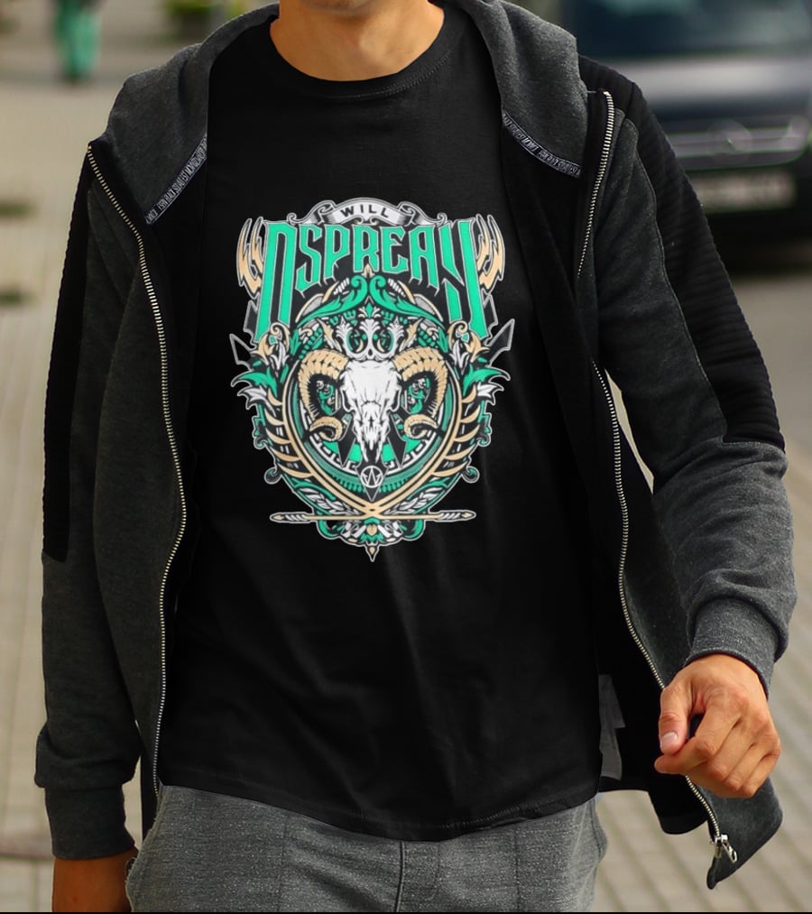 Will Ospreay Ram Skull Crest Vortex T-Shirt