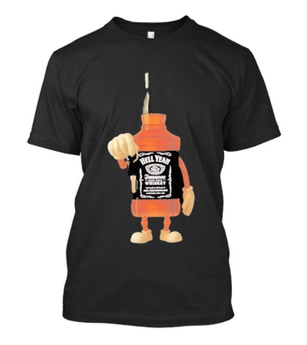 Hell Yeah Tennessee Whiskey Bottle Figure With Car Key T-Shirt