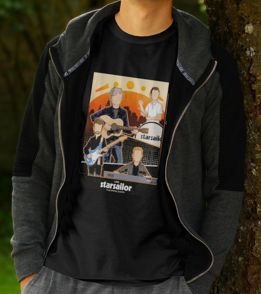 Starsailor Live Plus Special Guests July 25 2026 Old Market Place Warrington Concert Event T-Shirt