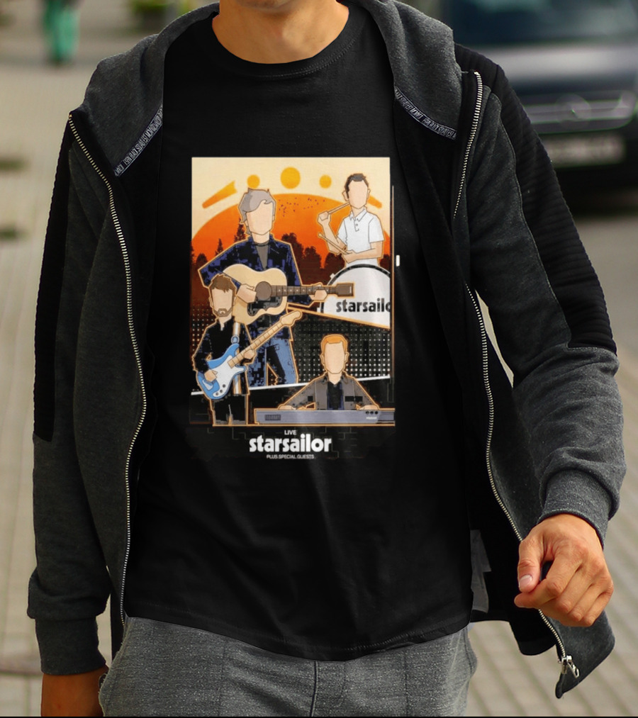Starsailor Live Plus Special Guests July 25 2026 Old Market Place Warrington Concert Event T-Shirt