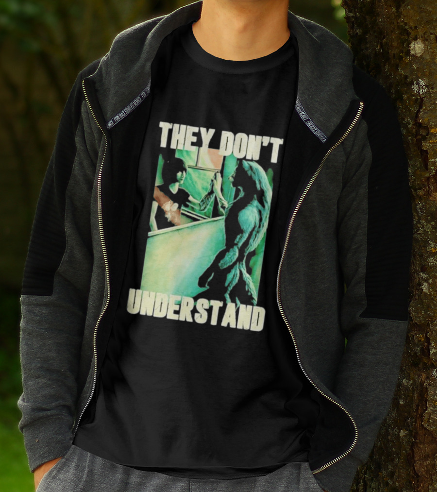 They Don't Understand Werewolf Mirror Reflection T-Shirt