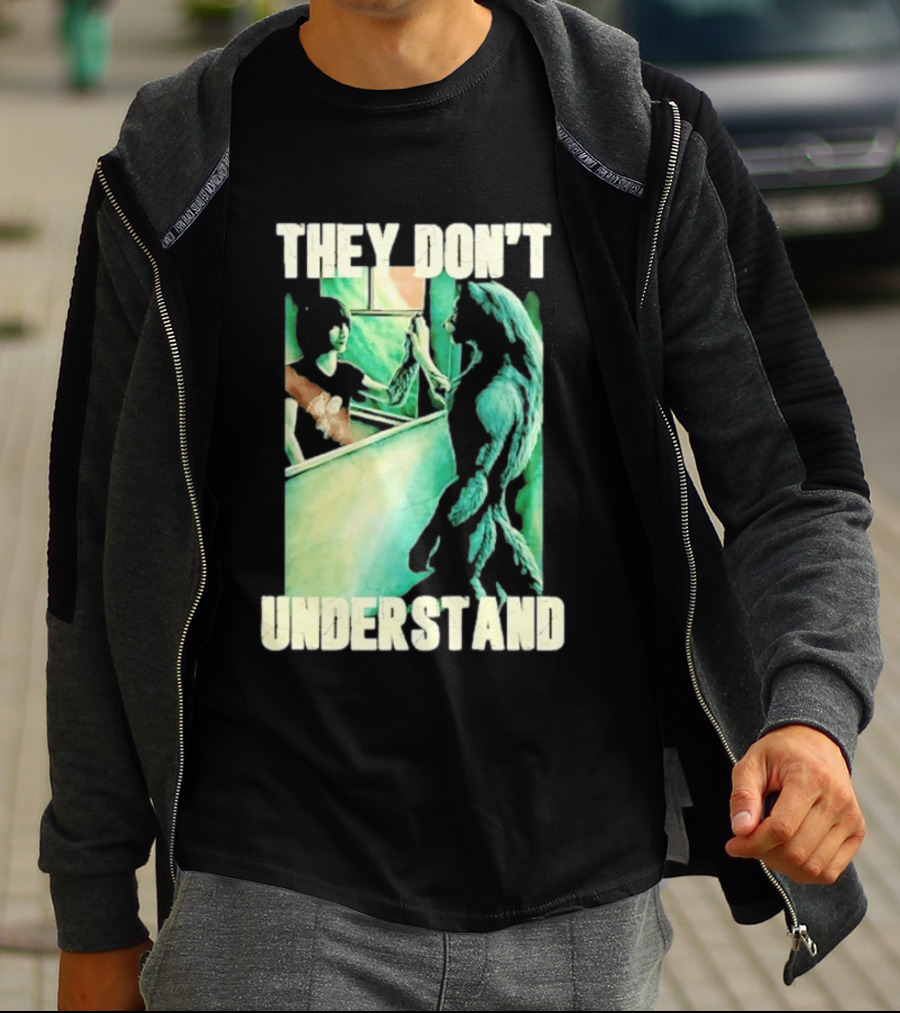 They Don't Understand Werewolf Mirror Reflection T-Shirt
