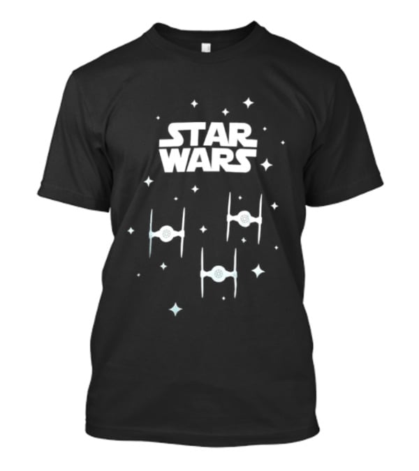 Star Wars TIE Fighter Squadron Dark Side Empire Space Stars T-Shirt