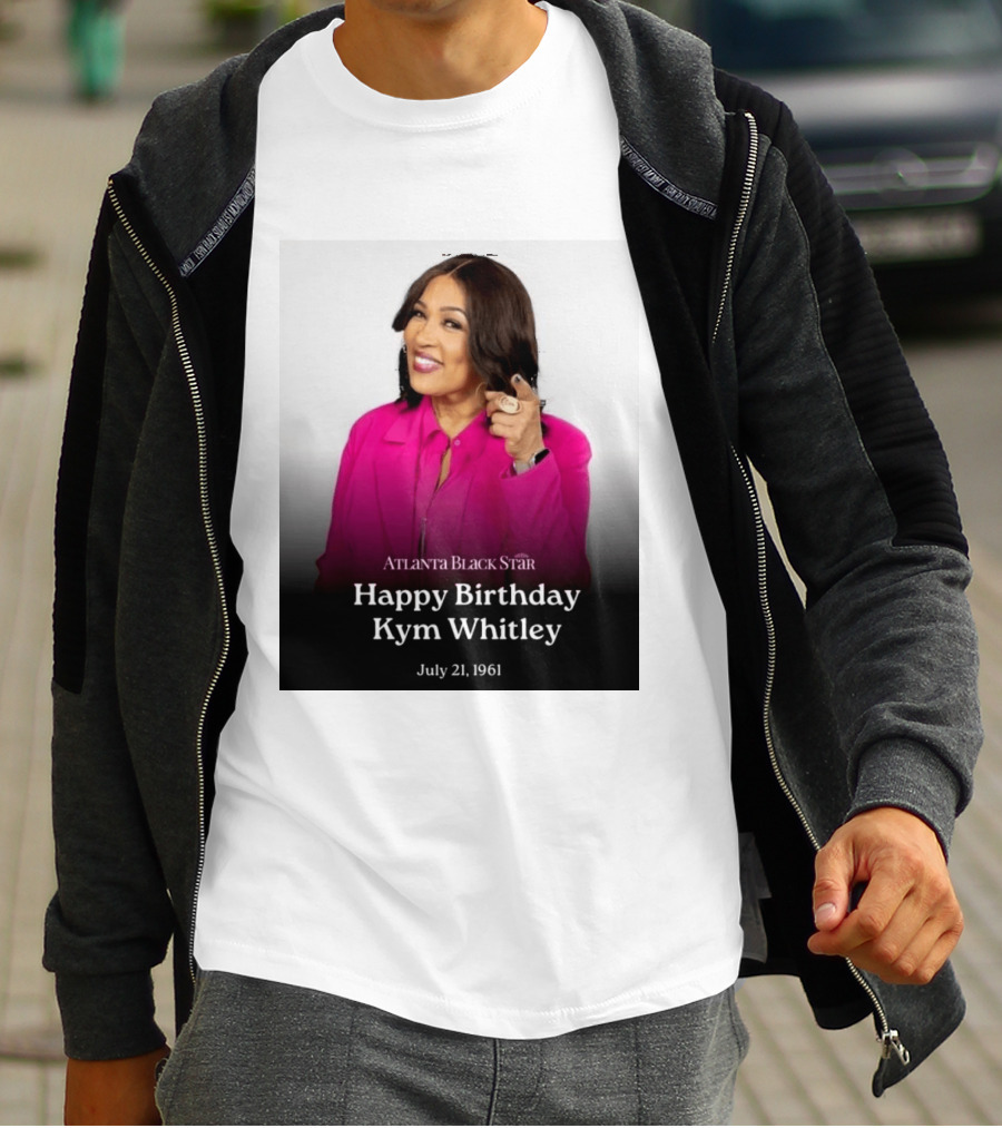 Atlanta Black Star Happy Birthday Kym Whitley July 21 1961 T-Shirt