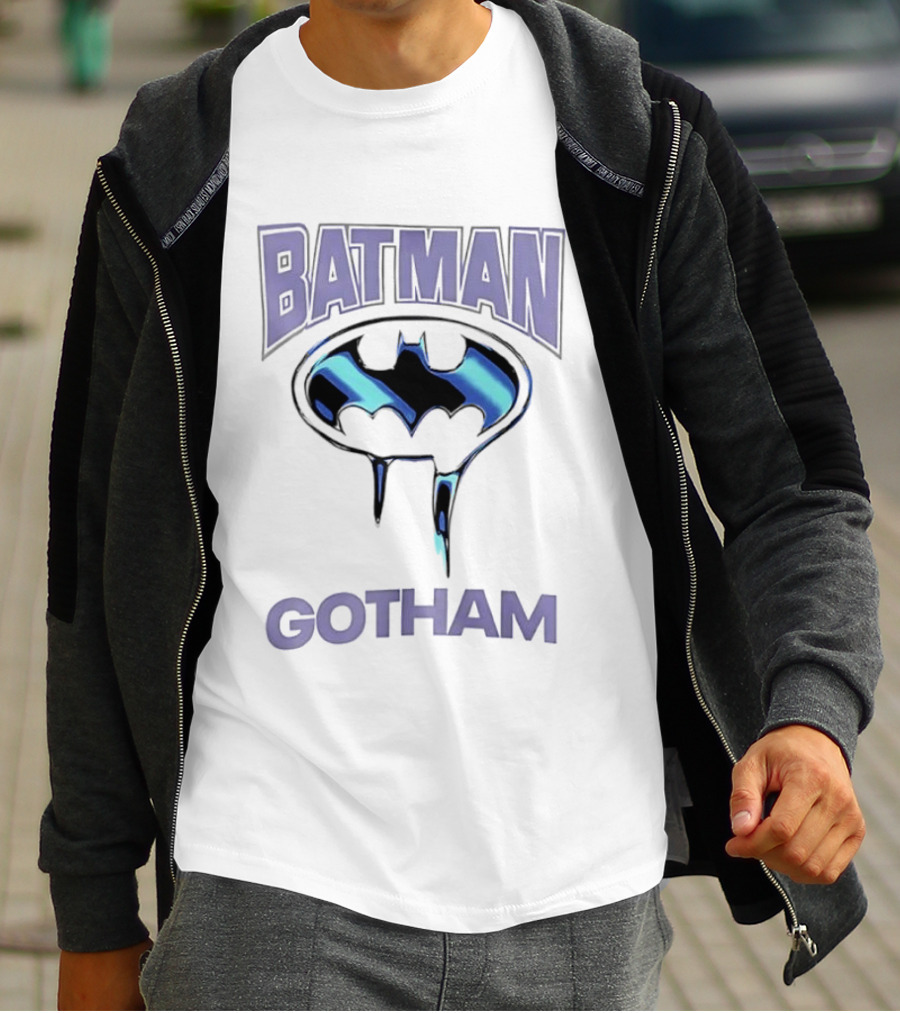 Batman Gotham DC Comics Melting Bat T-Shirt