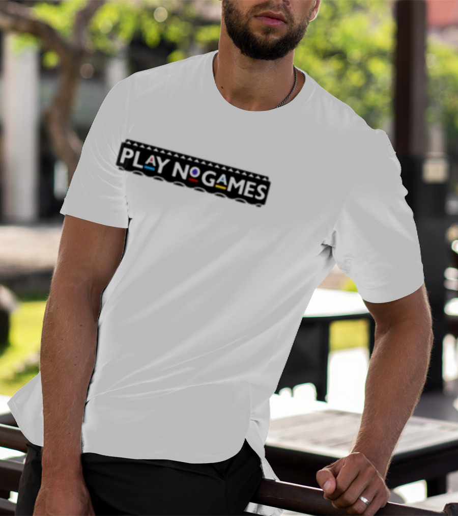 Big Sean Store Play No Games Iconic Text Block With Unique Letter T-Shirt