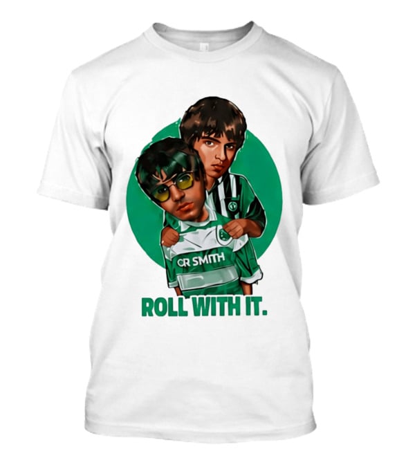 Oasis Roll With It CR Smith Celtic Football Club T-Shirt