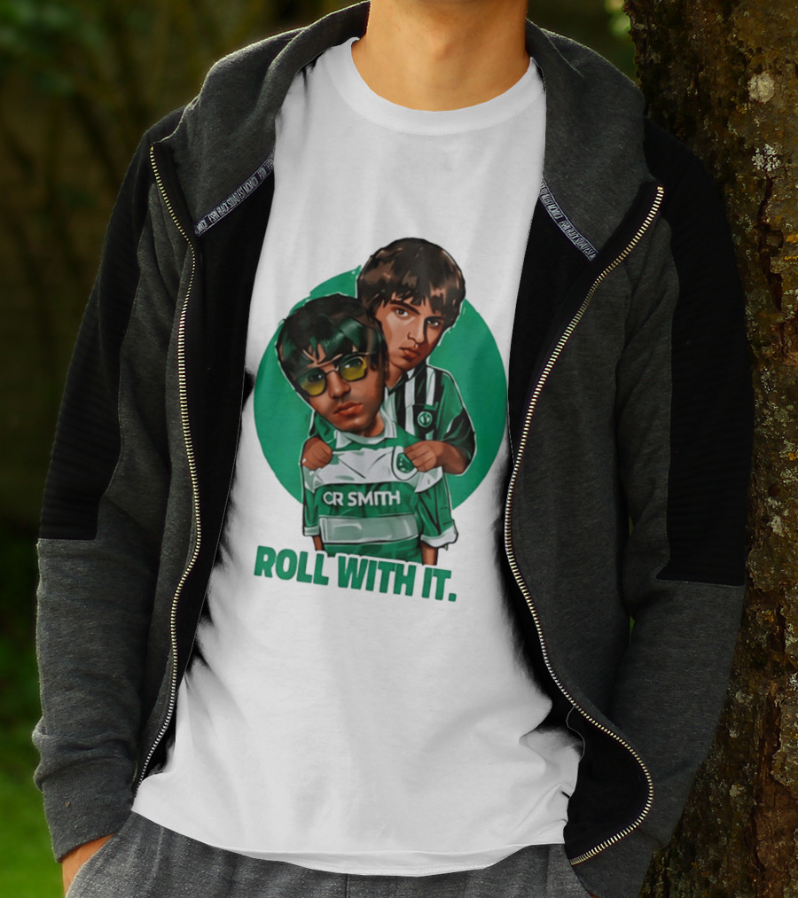 Oasis Roll With It CR Smith Celtic Football Club T-Shirt