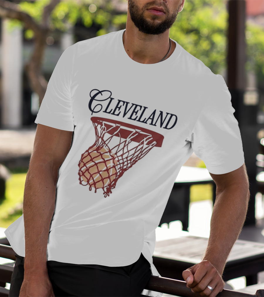 Cleveland Basketball Club Hoop Swish Property Ohio T-Shirt