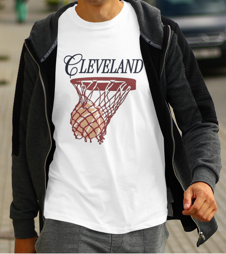 Cleveland Basketball Club Hoop Swish Property Ohio T-Shirt