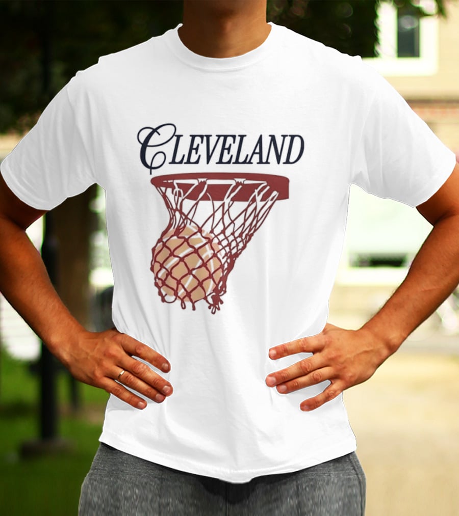 Cleveland Basketball Club Hoop Swish Property Ohio T-Shirt