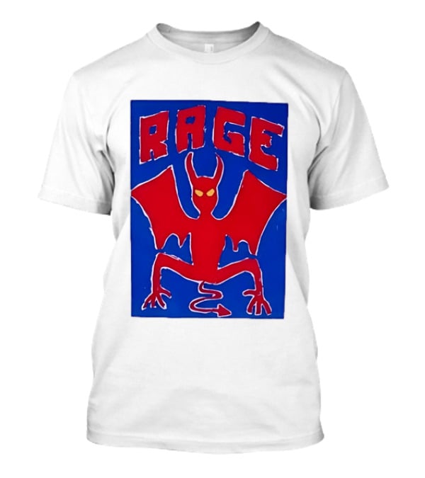 Rage Red Devil Bat Wings Demon T-Shirt