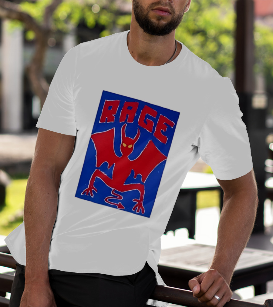 Rage Red Devil Bat Wings Demon T-Shirt