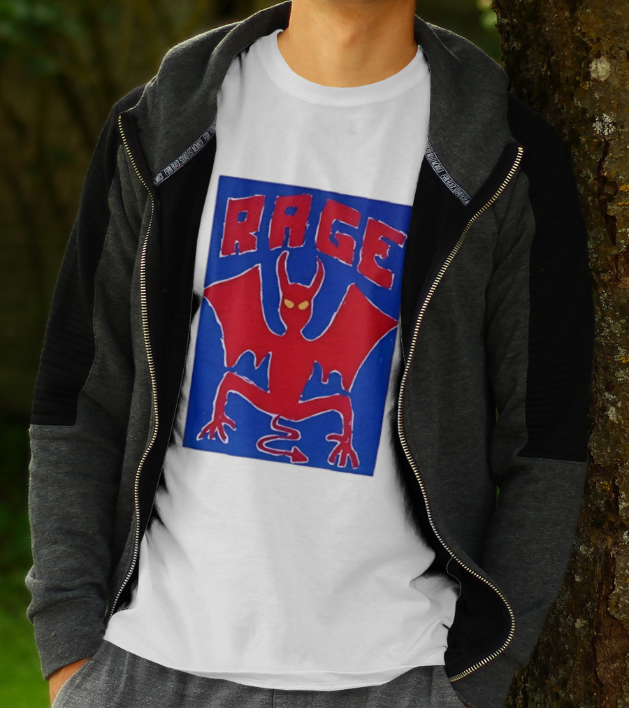 Rage Red Devil Bat Wings Demon T-Shirt