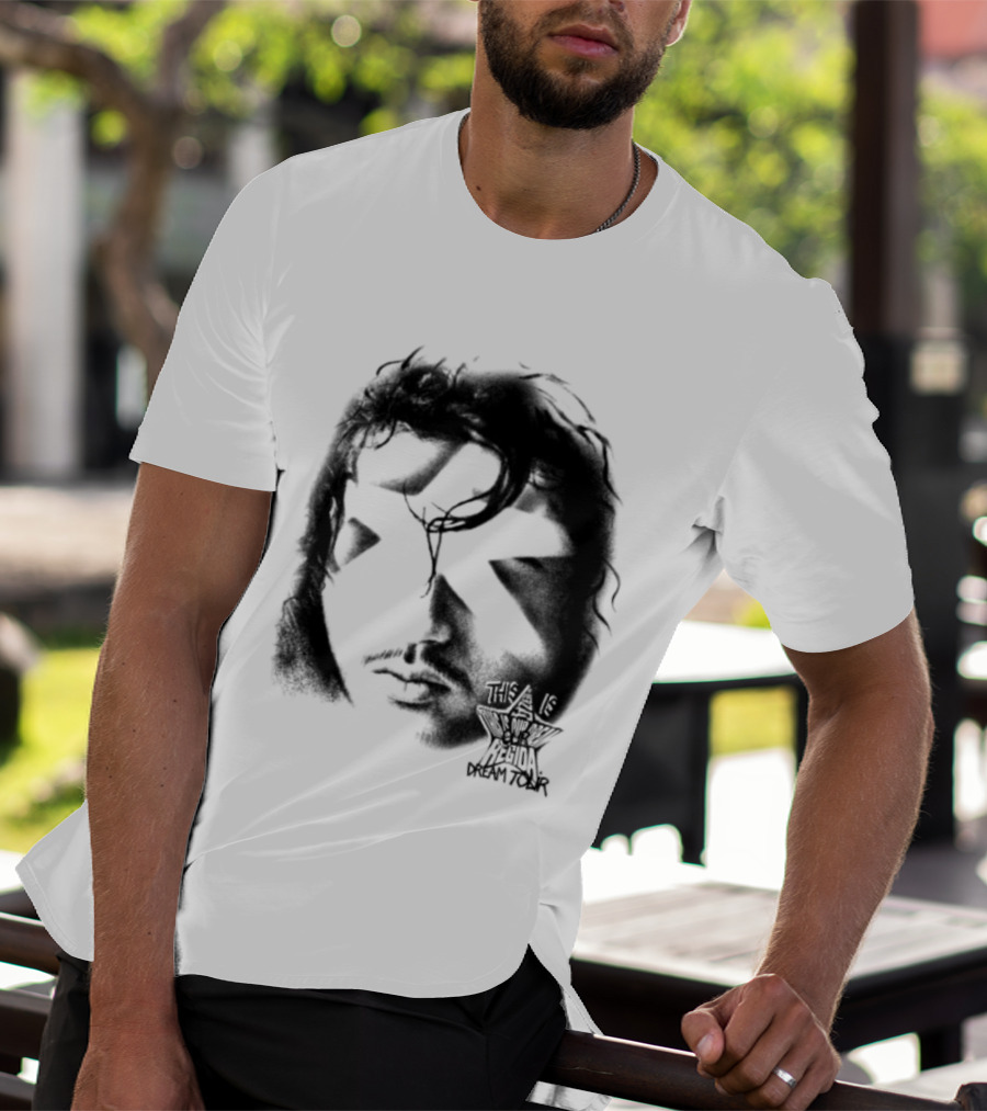 Fuerza Regida Star Face Black T-Shirt